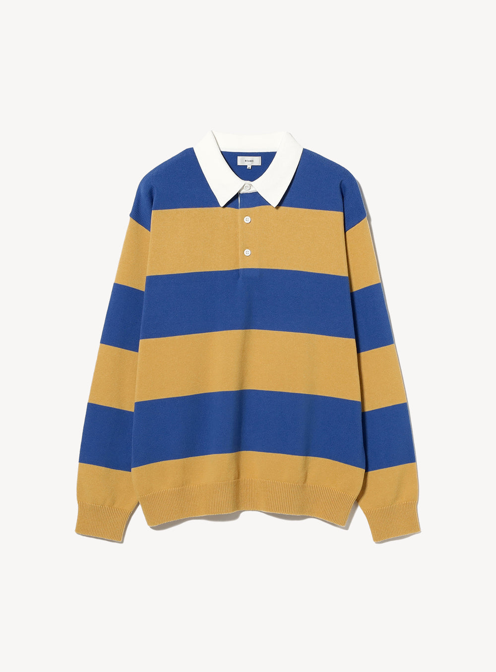 7 Gauge Border Knit Rugby Shirt