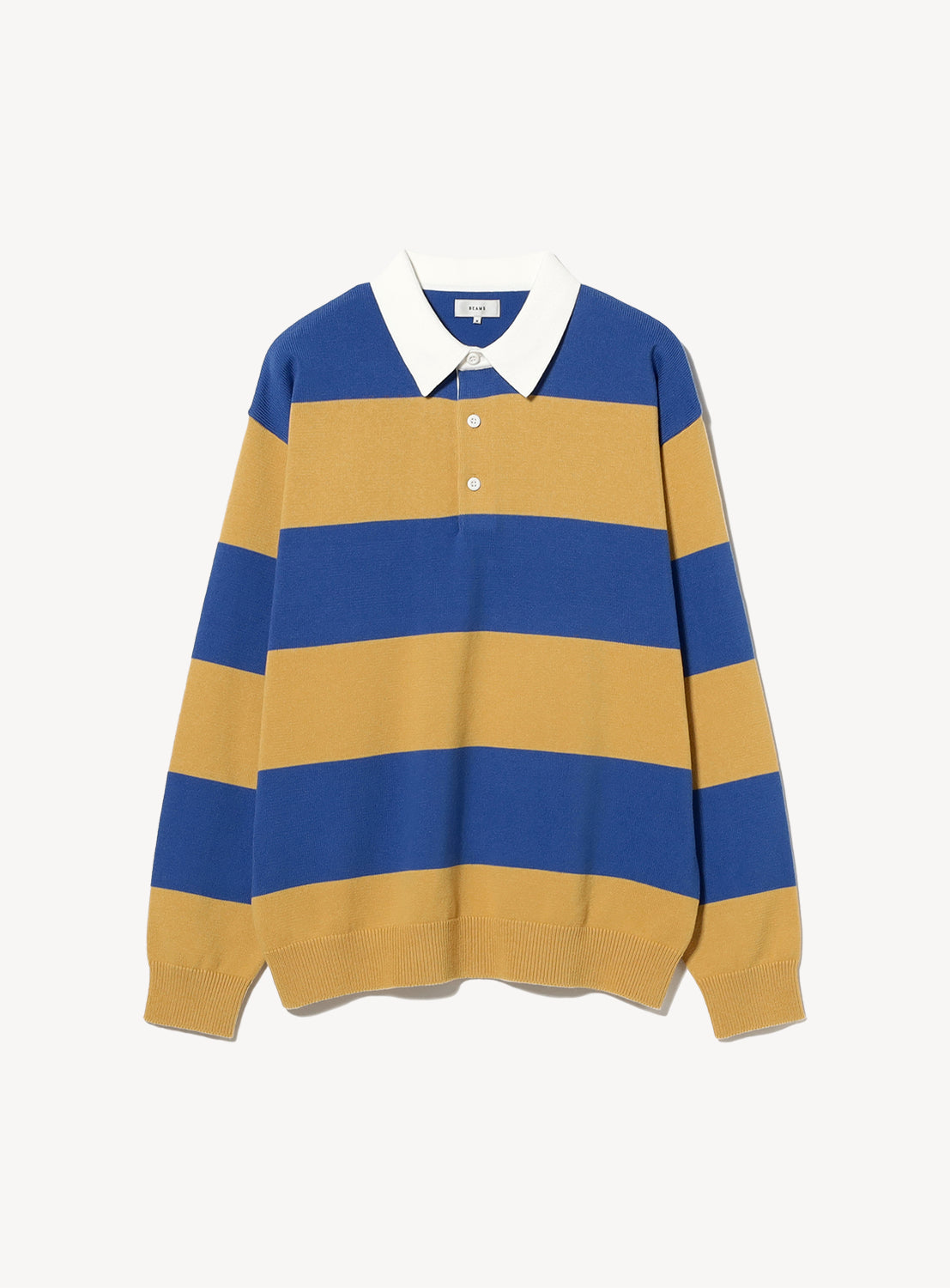 7 Gauge Border Knit Rugby Shirt