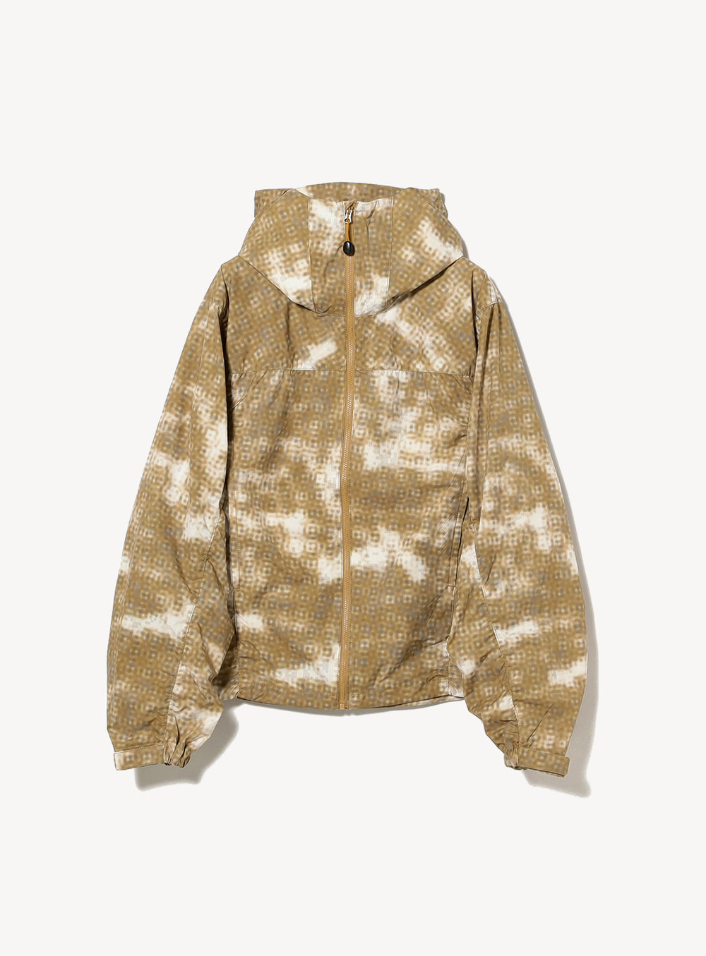 Wide Fit Digital Mosaic Zip-Up Tech Hoodie