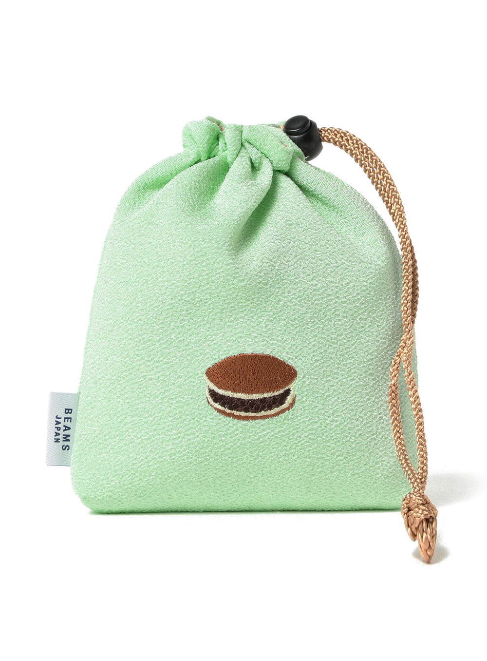 Wagashi Embroidered Drawstring Pouch