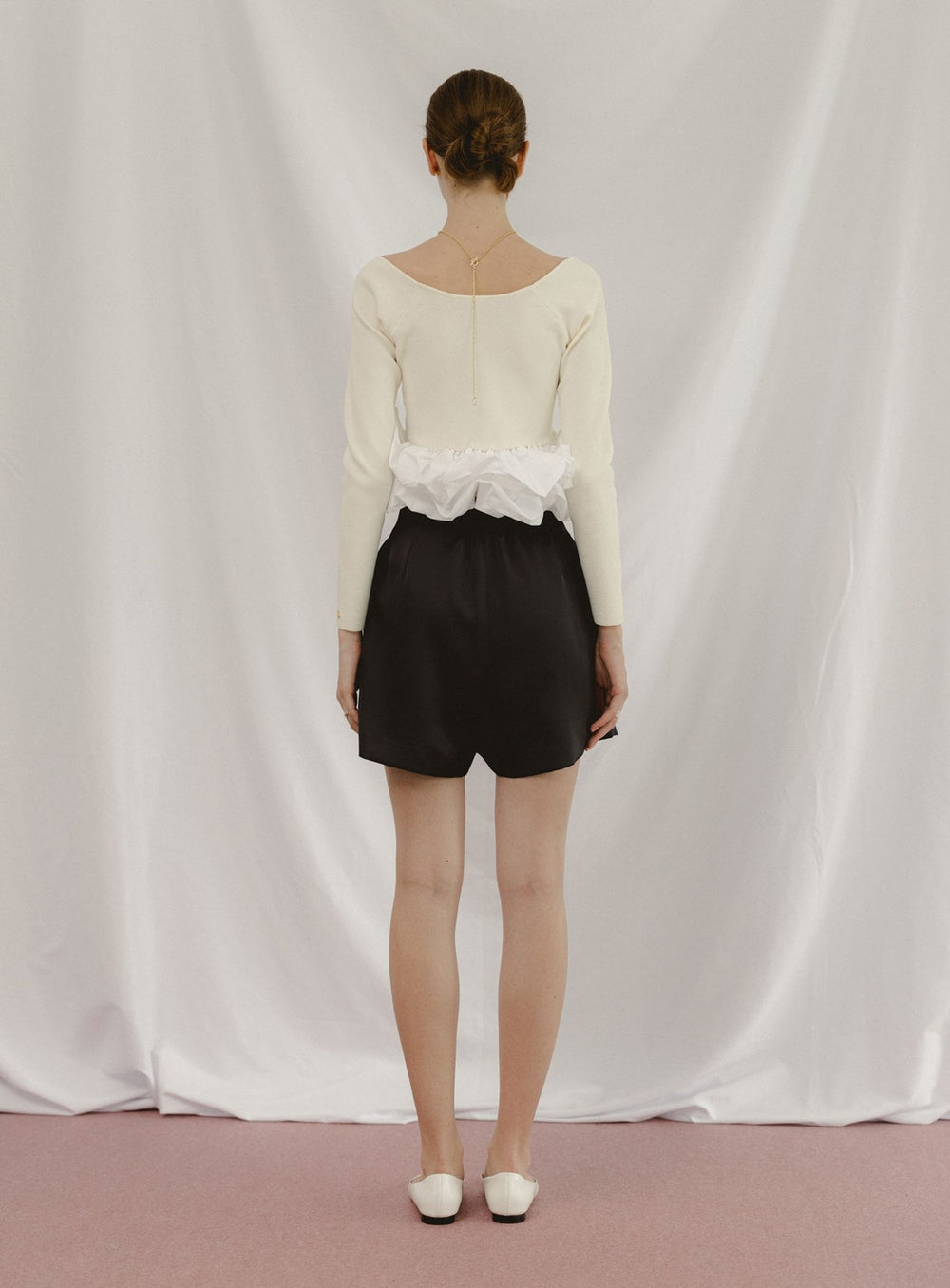 BEAMS SALON / เสื้อถักพัฟฟี่ 2WAY
