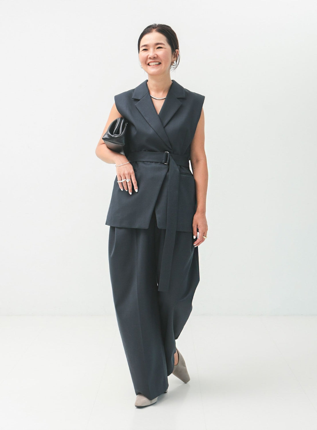 Editor Taeko Higashihara x Demi-Luxe BEAMS / Washable Wool Vest