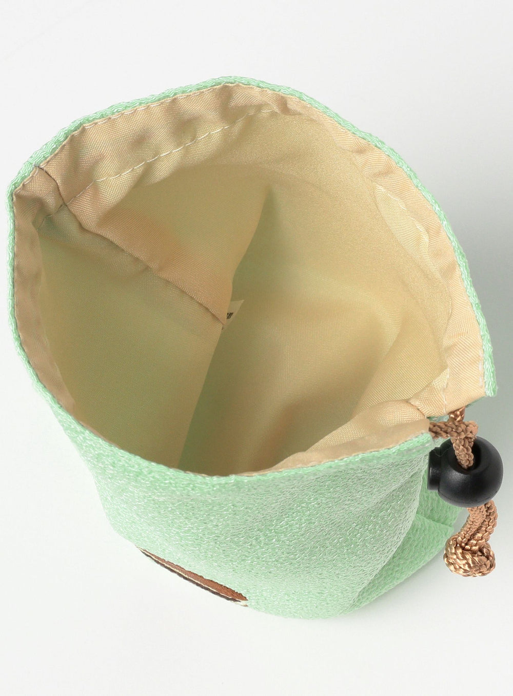 Wagashi Embroidered Drawstring Pouch