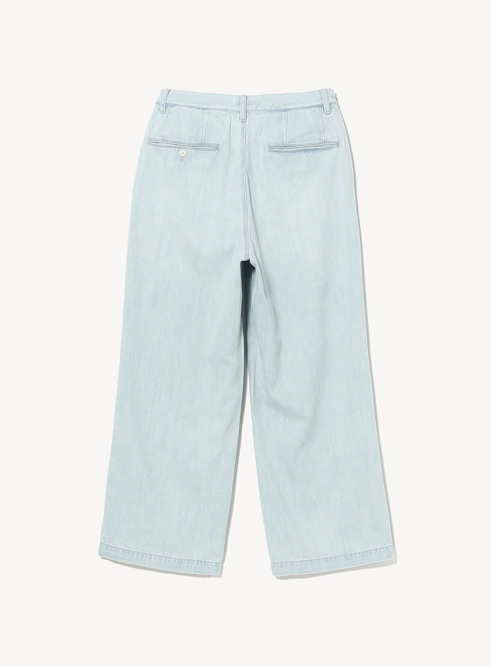 Wide Denim Slacks