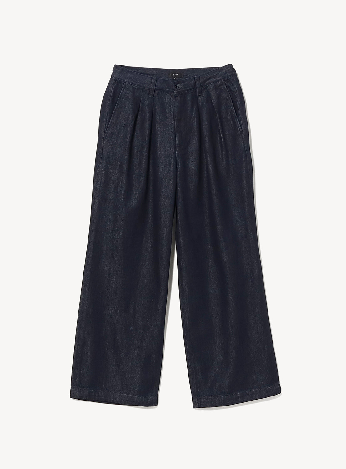Wide Denim Slacks