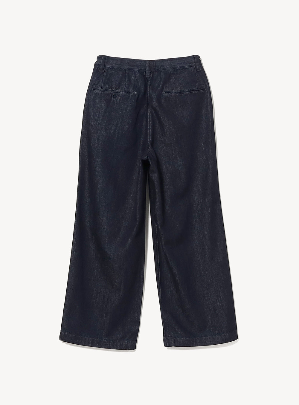 Wide Denim Slacks