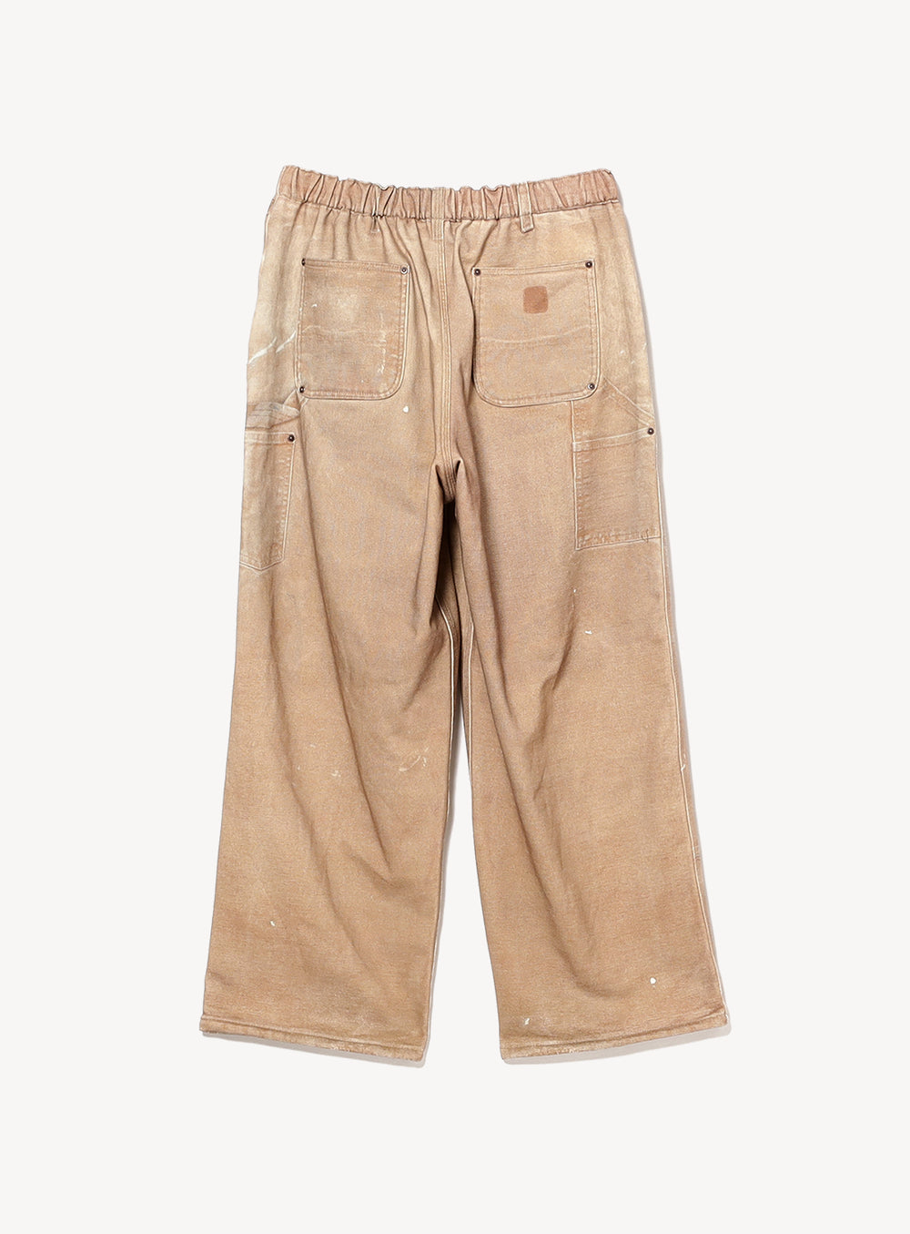 Mock Print Double Knee Sweat Pants