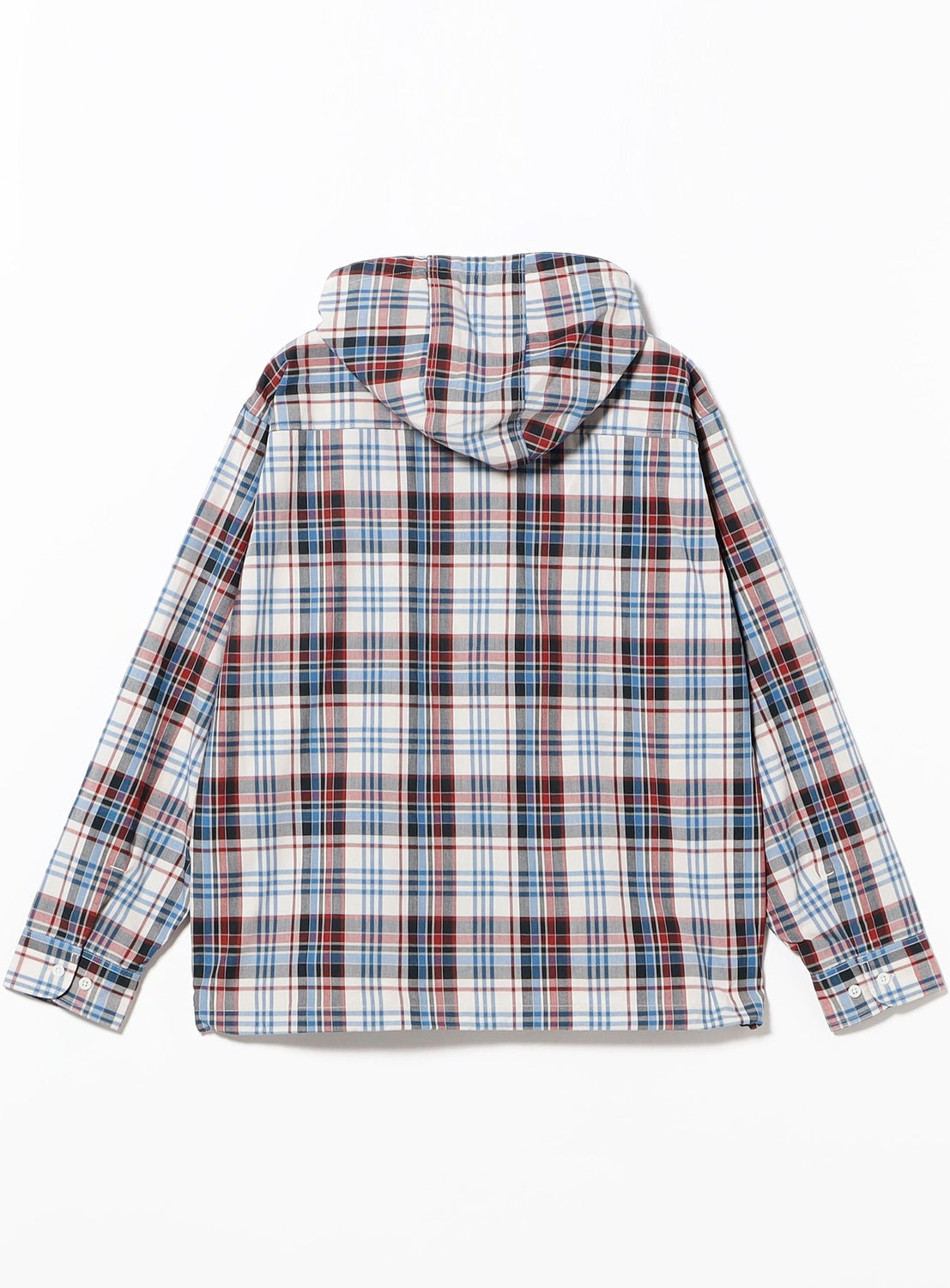 เสื้อฮู้ดเชิ้ตลายสก็อต