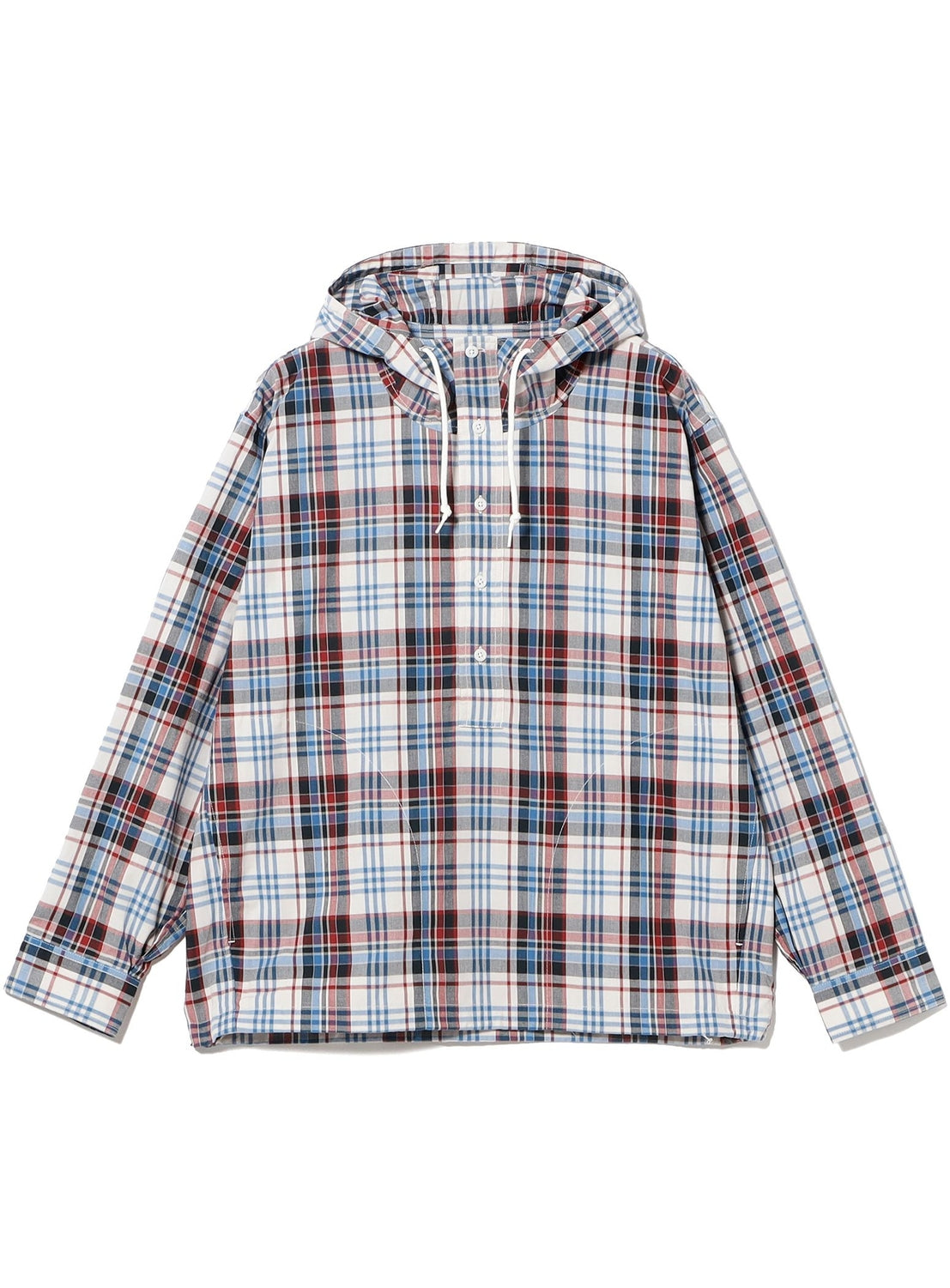เสื้อฮู้ดเชิ้ตลายสก็อต