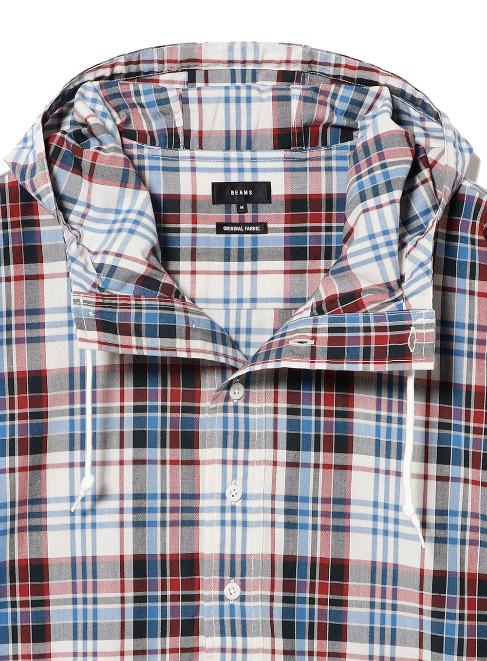 เสื้อฮู้ดเชิ้ตลายสก็อต