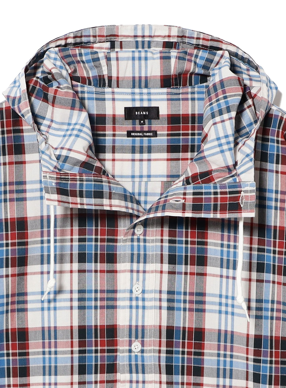 เสื้อฮู้ดเชิ้ตลายสก็อต