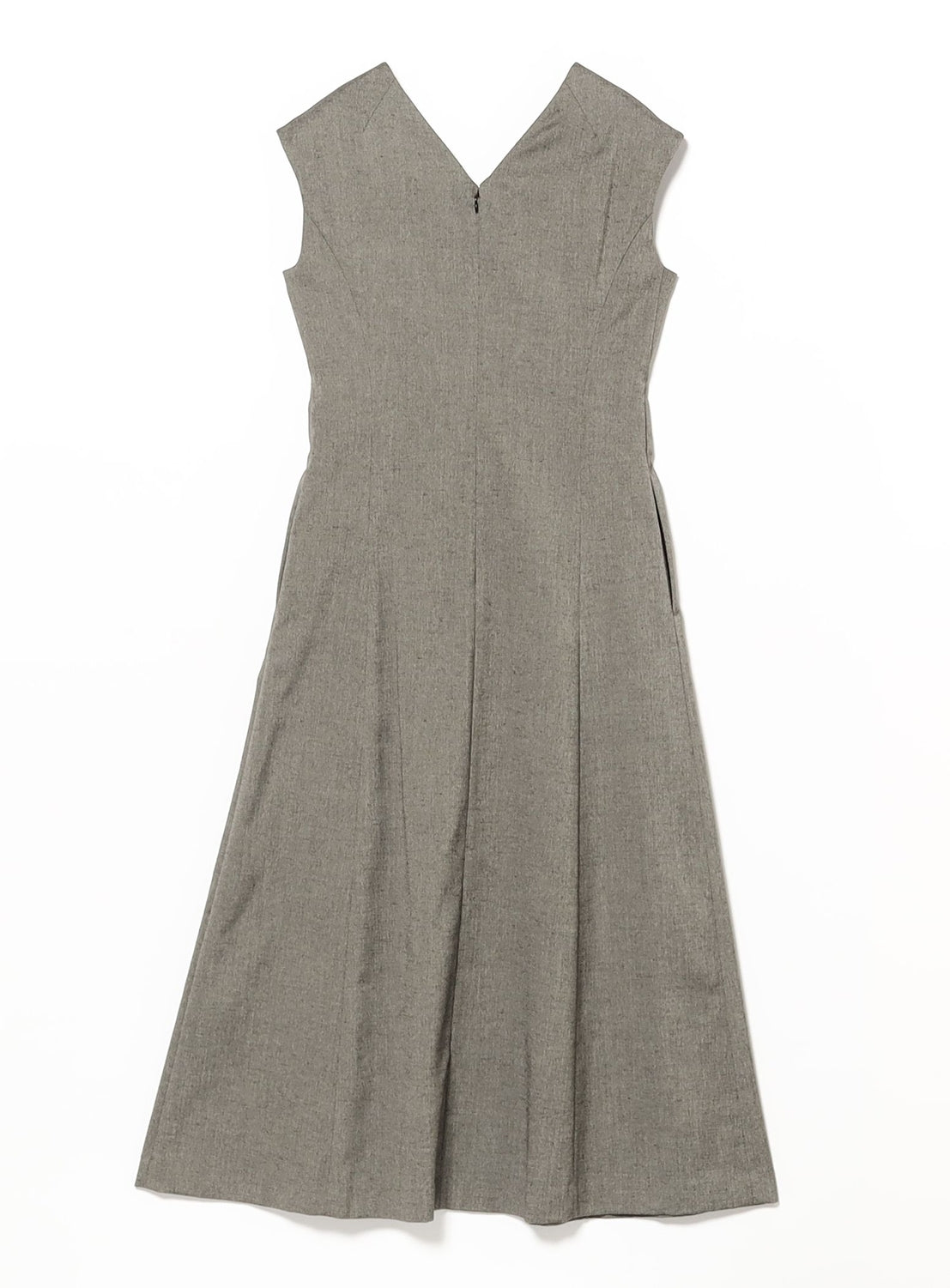 AK+1 / V-Neck Flare Sleeveless Dress