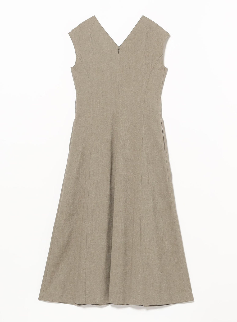 AK+1 / V-Neck Flare Sleeveless Dress