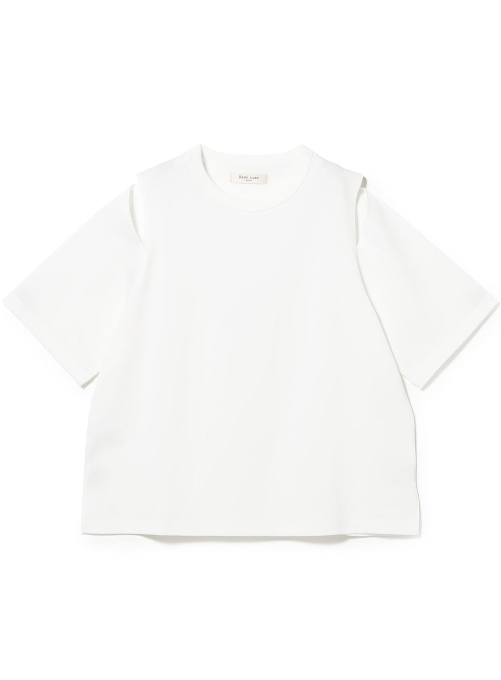 Shoulder Slit T-Shirt