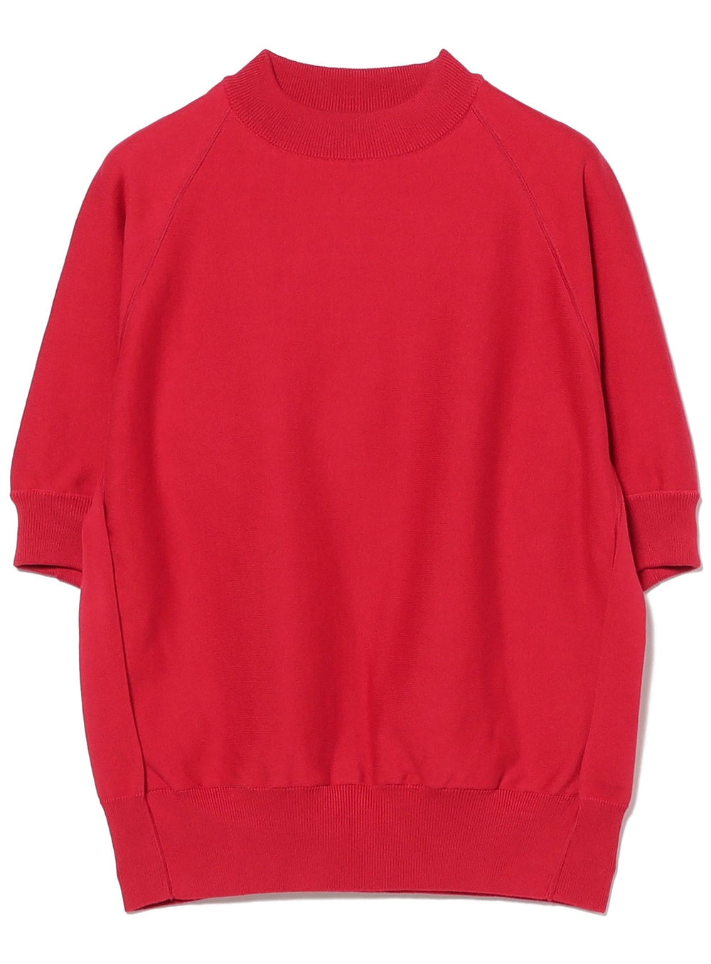 AK+1 / Mock Neck Half-Sleeve Sweatshirt