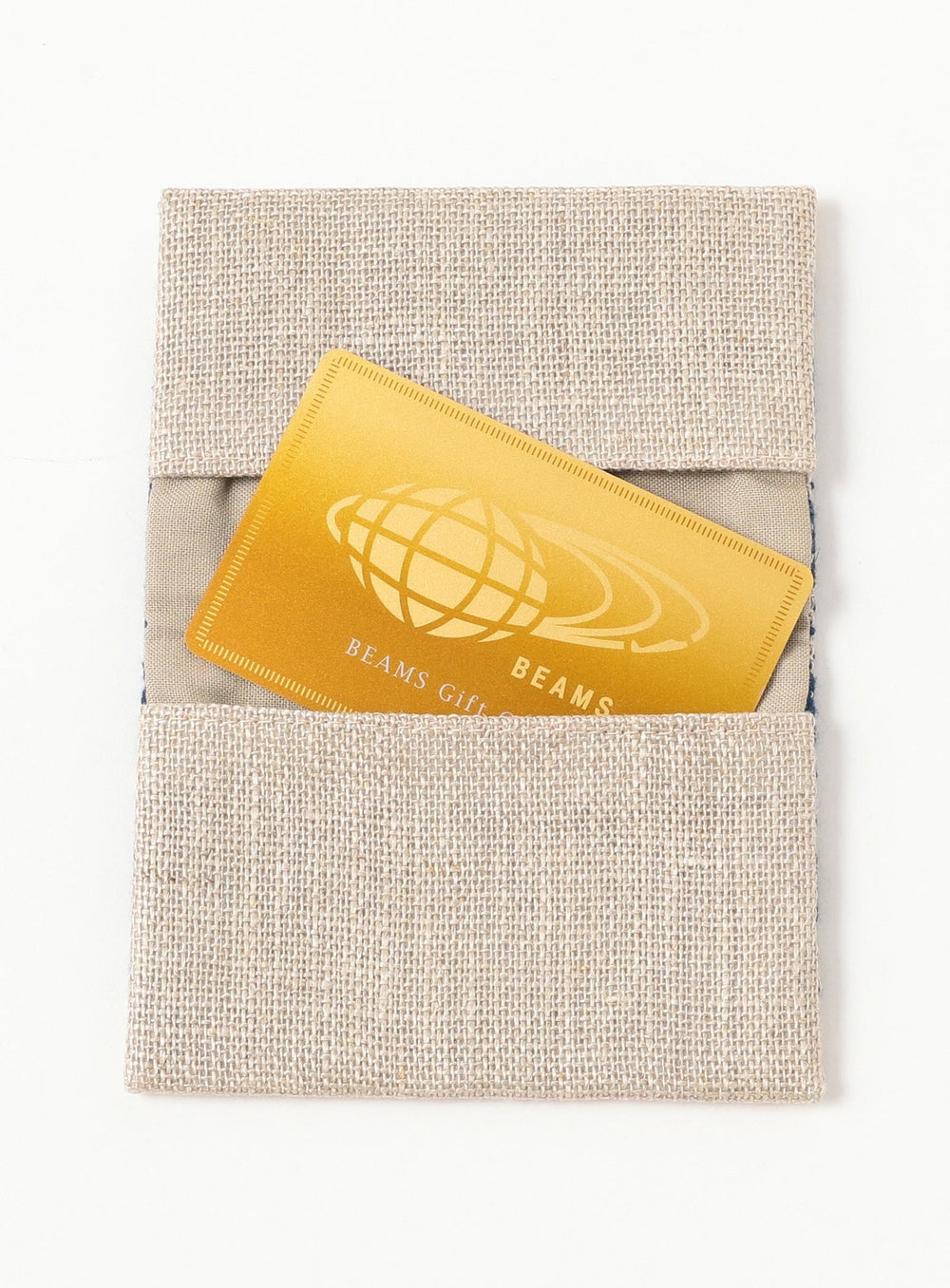【Exclusive】Hirosaki Kogin Institute / Naturally Dyed Folding Business Card Case