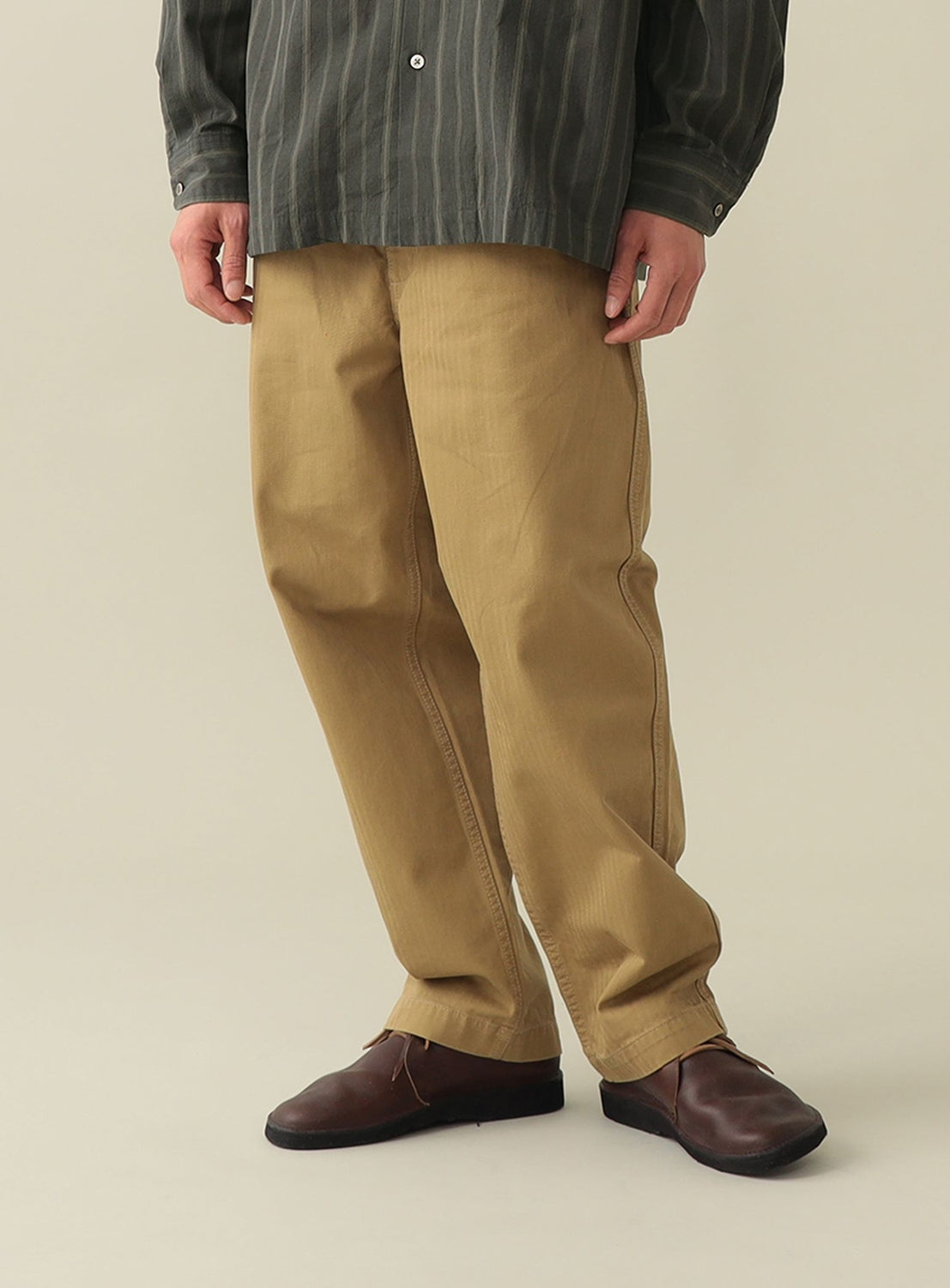 Minimalist Salathe Herringbone Pants