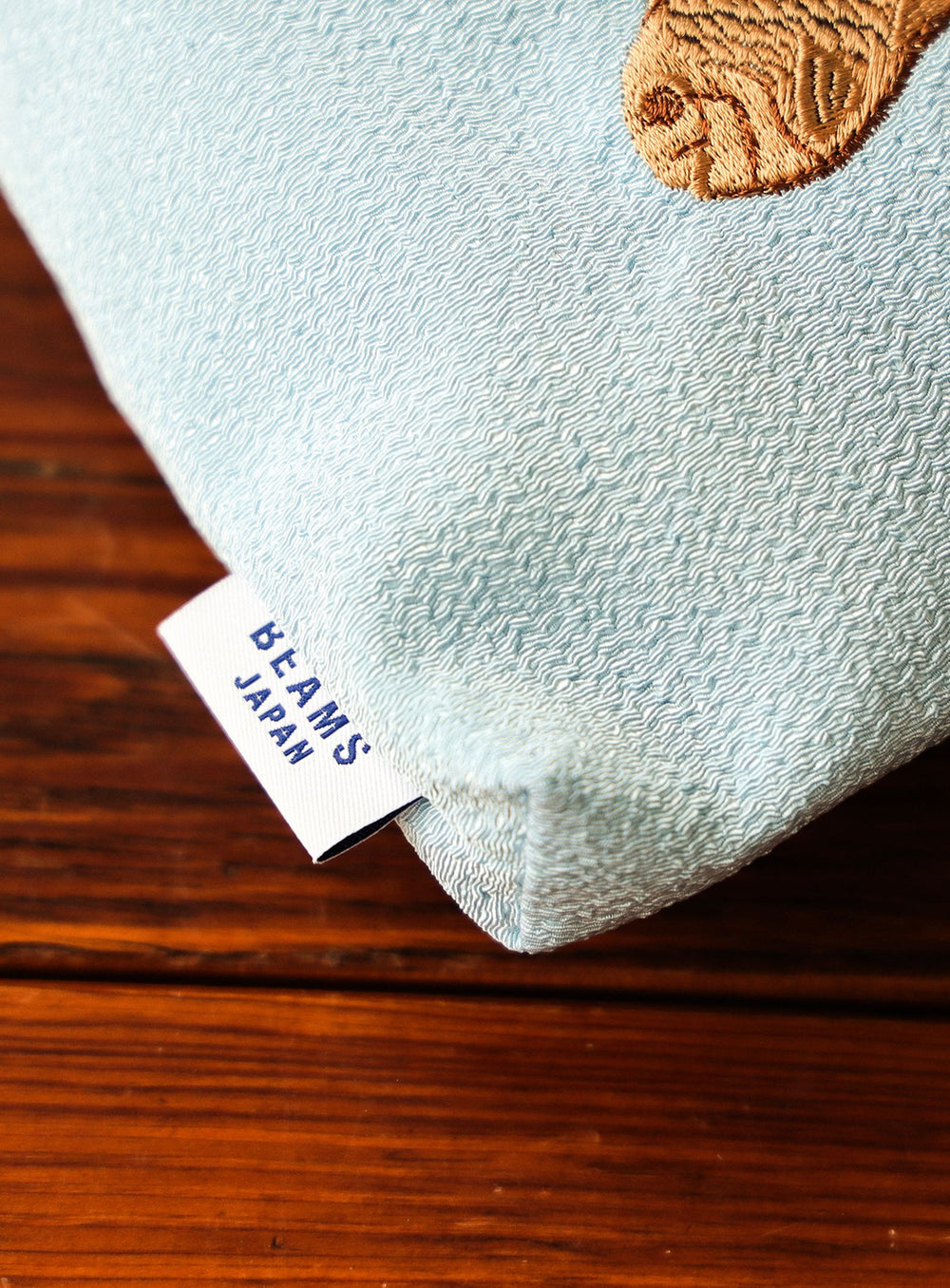 Wagashi Embroidered Drawstring Pouch