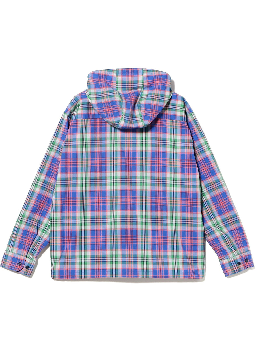 เสื้อเชิ้ตมีฮู้ดลายตาราง