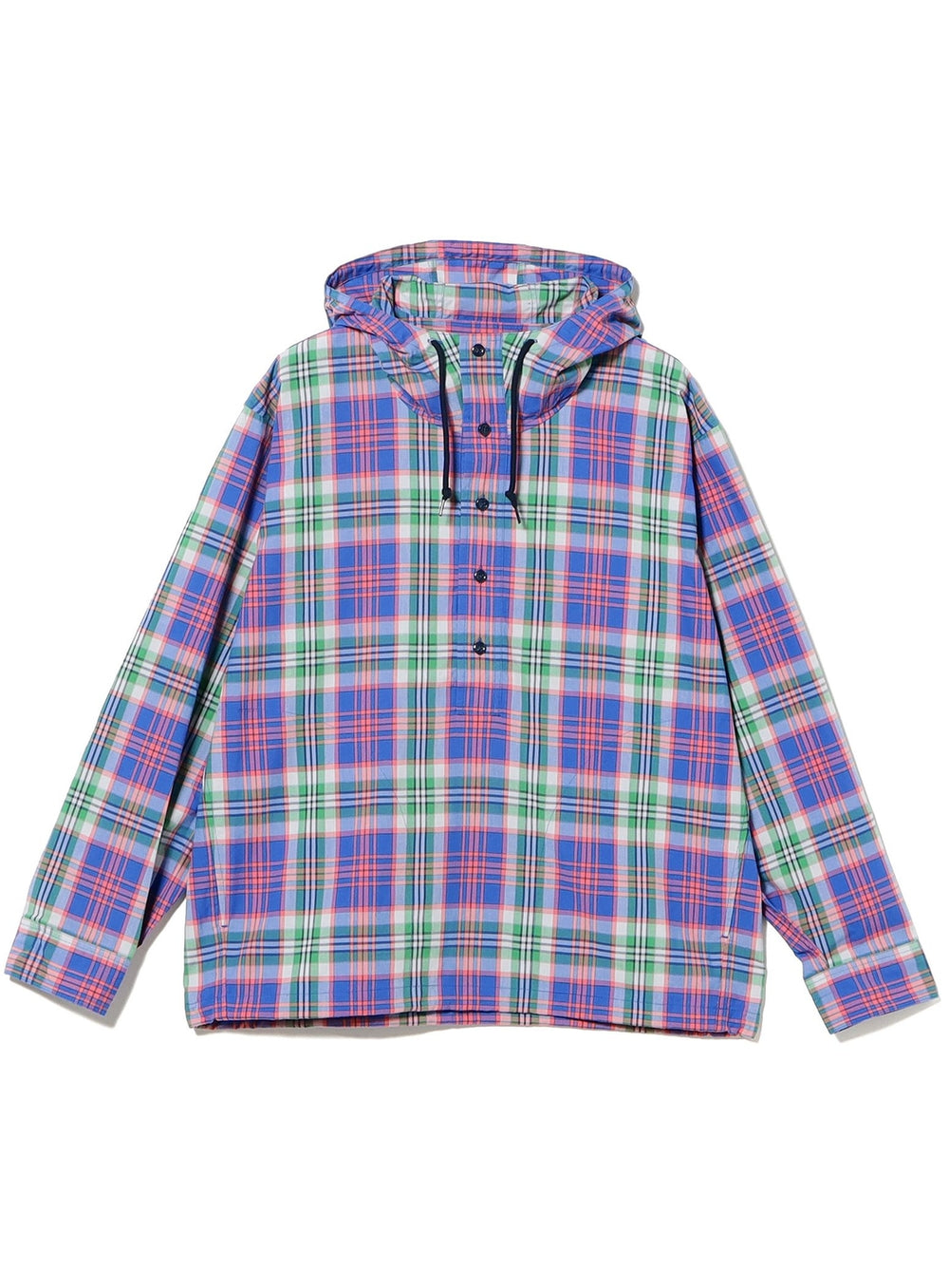เสื้อเชิ้ตมีฮู้ดลายตาราง