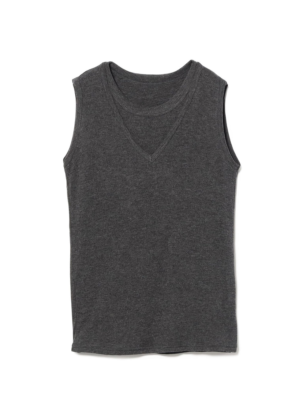 AK+1 / Layered Ribbed Tank Top