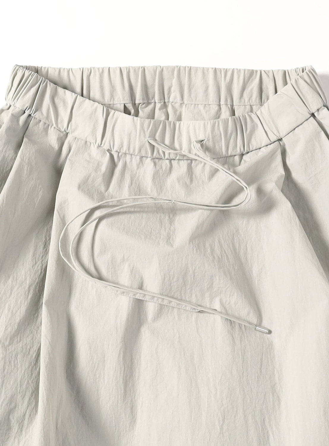 Nylon Drawstring Taffeta Skirt