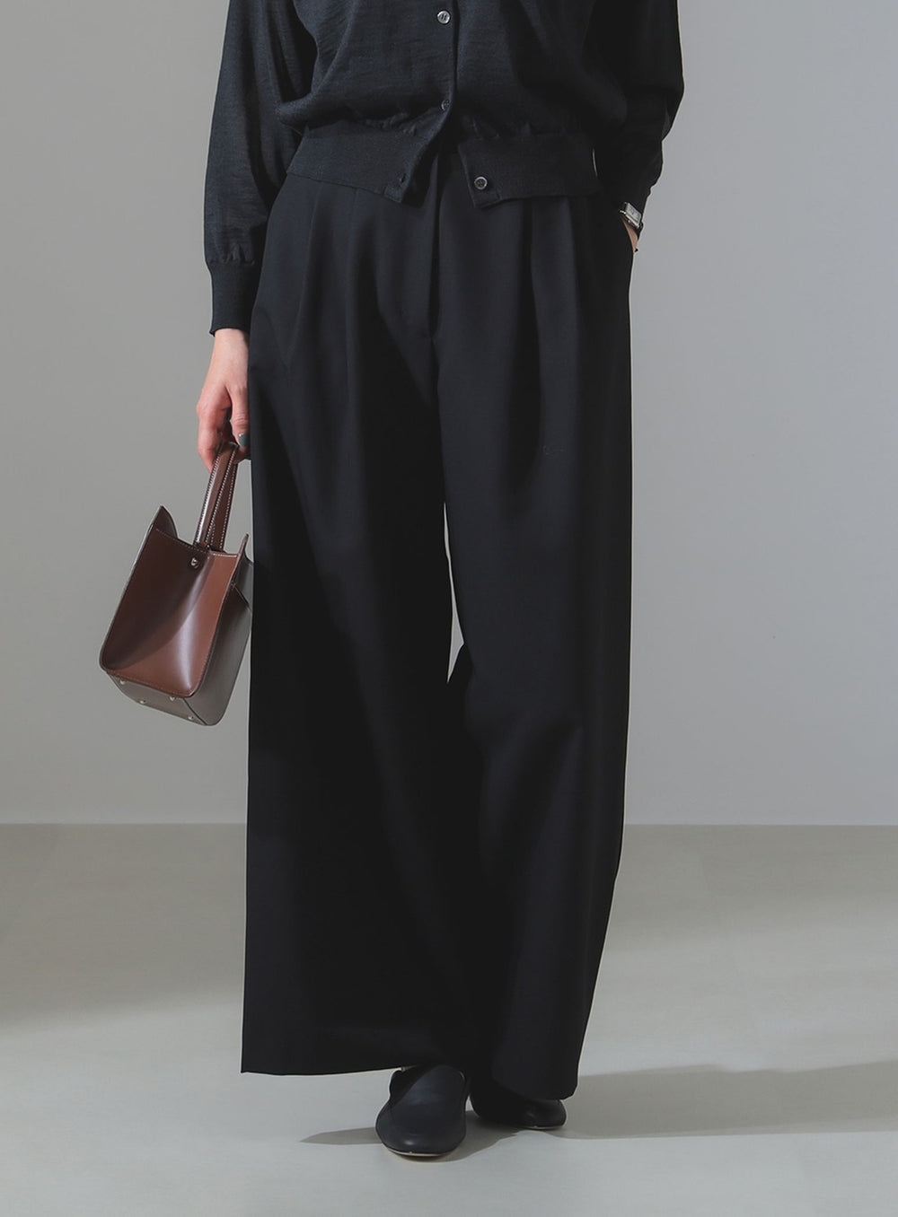 Poplin Two-Tuck Pants