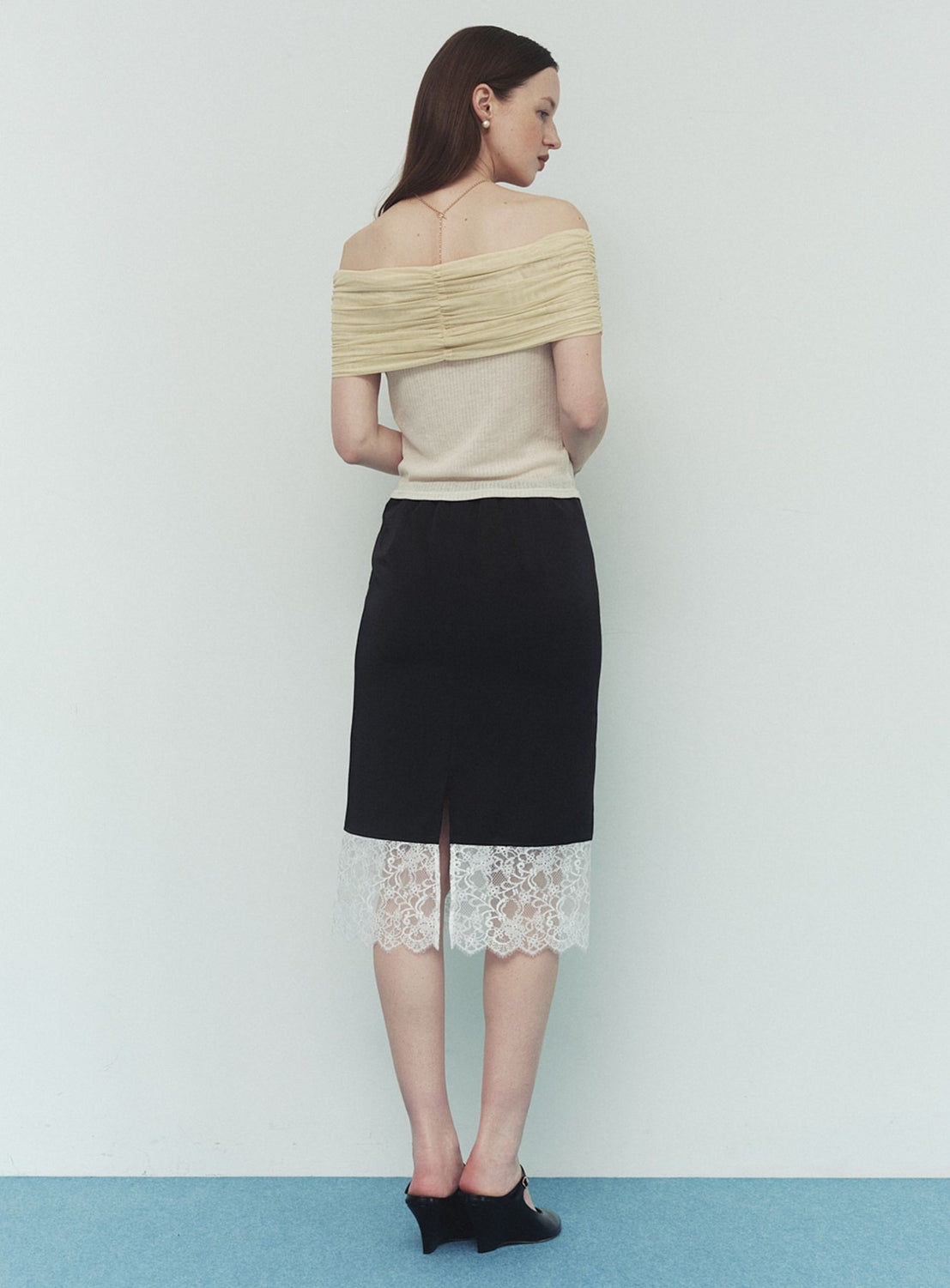 BEAMS SALON / Sheer Skin Pullover