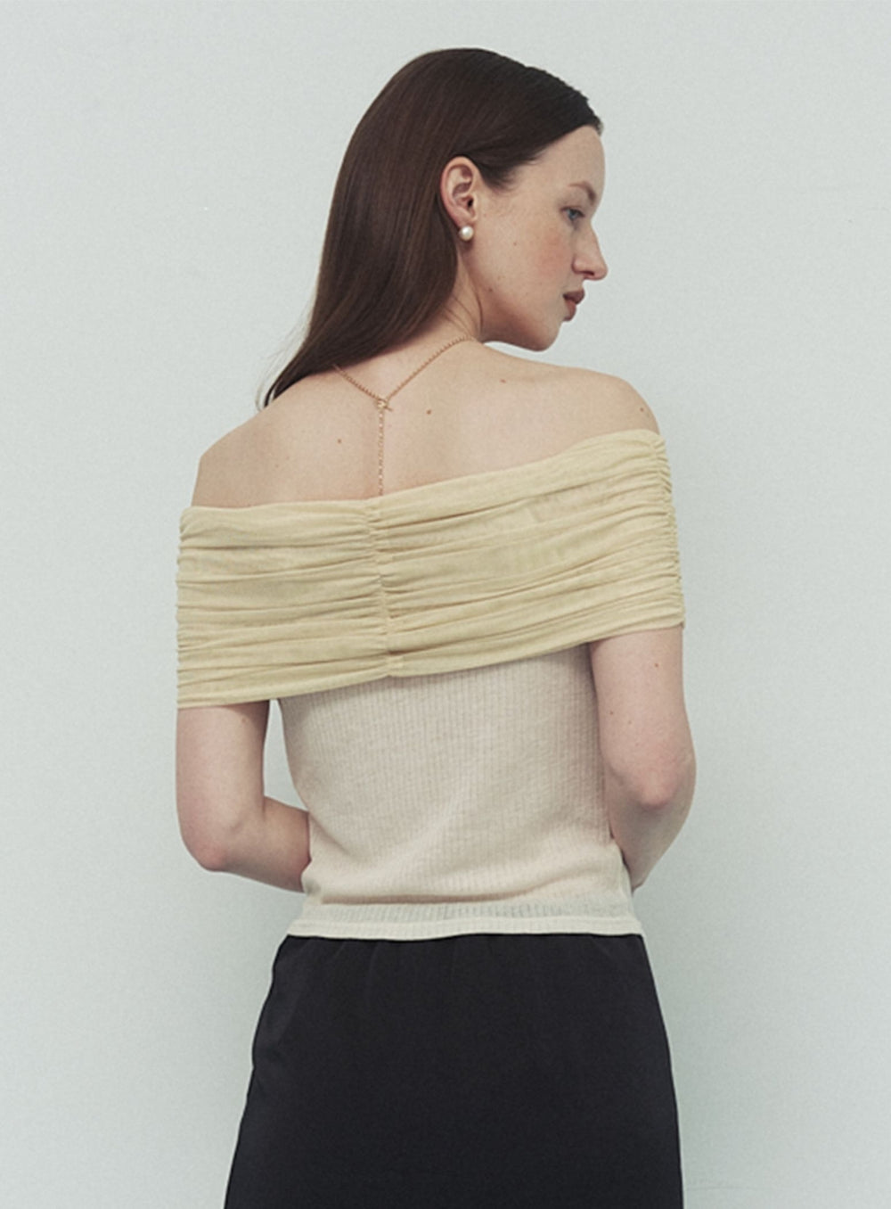 BEAMS SALON / Sheer Skin Pullover