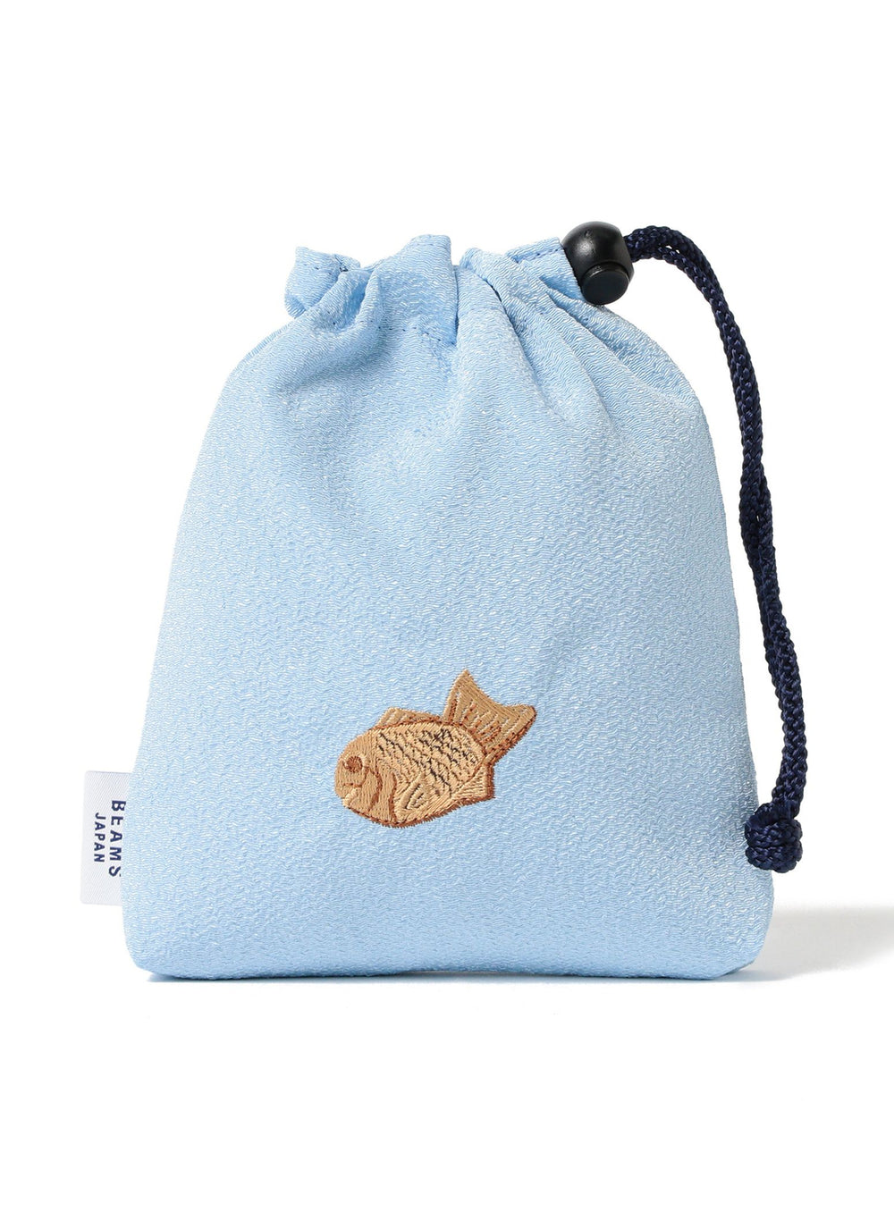 Wagashi Embroidered Drawstring Pouch