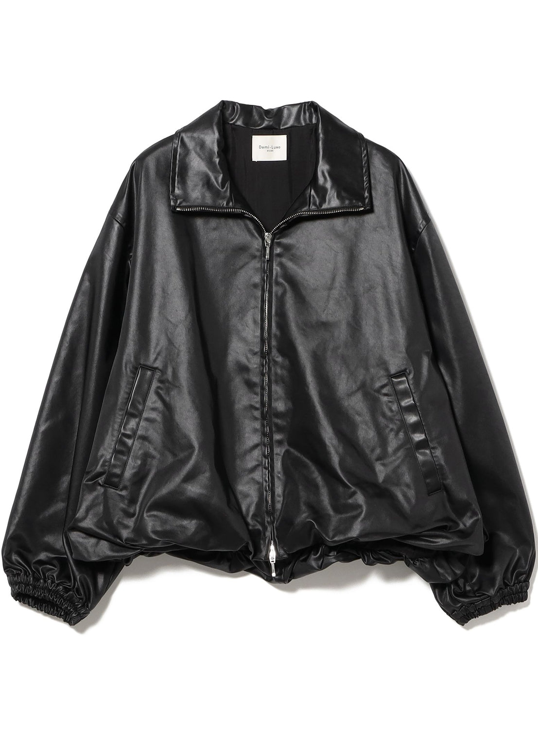 Satin-Look Puffed Blouson