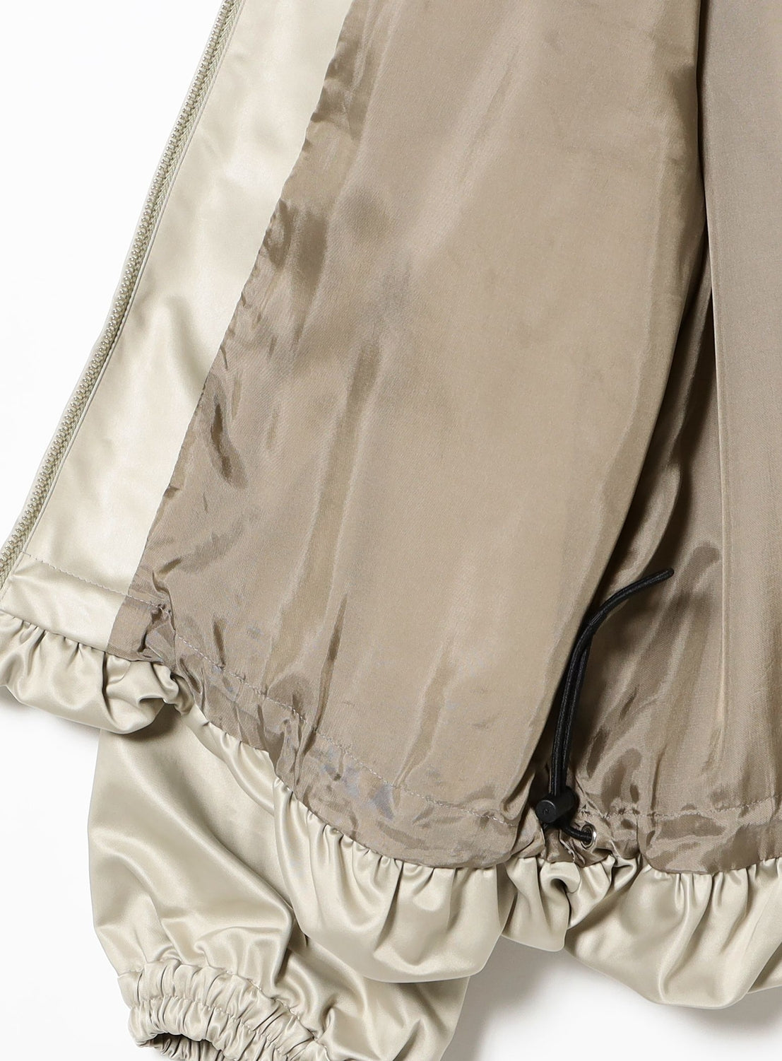 Satin-Look Puffed Blouson