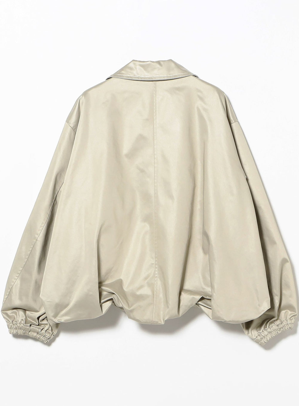 Satin-Look Puffed Blouson