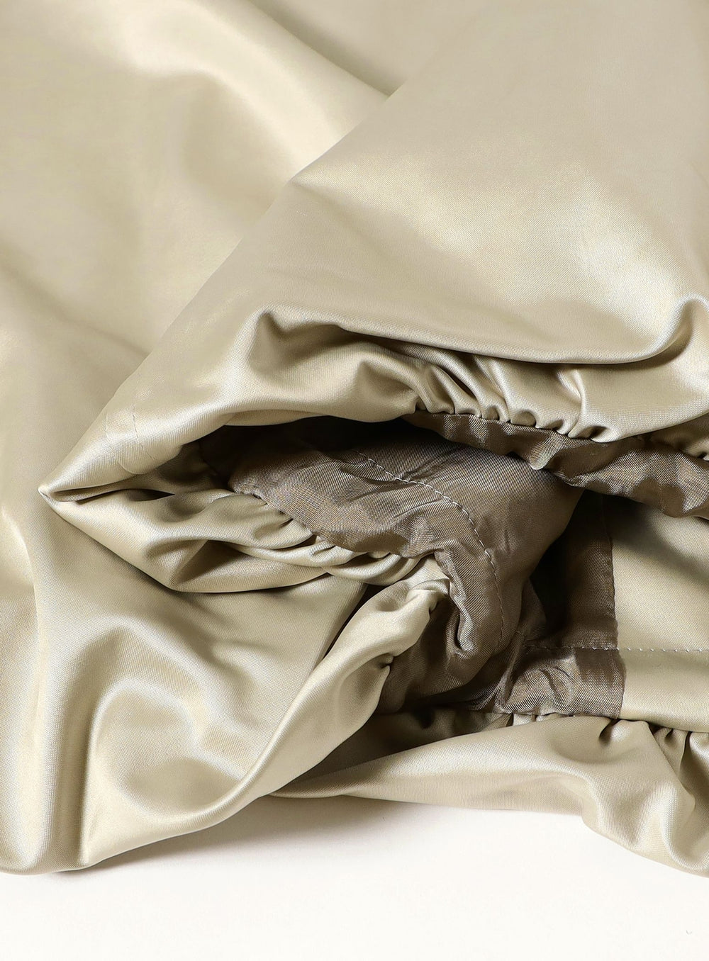 Satin-Look Puffed Blouson