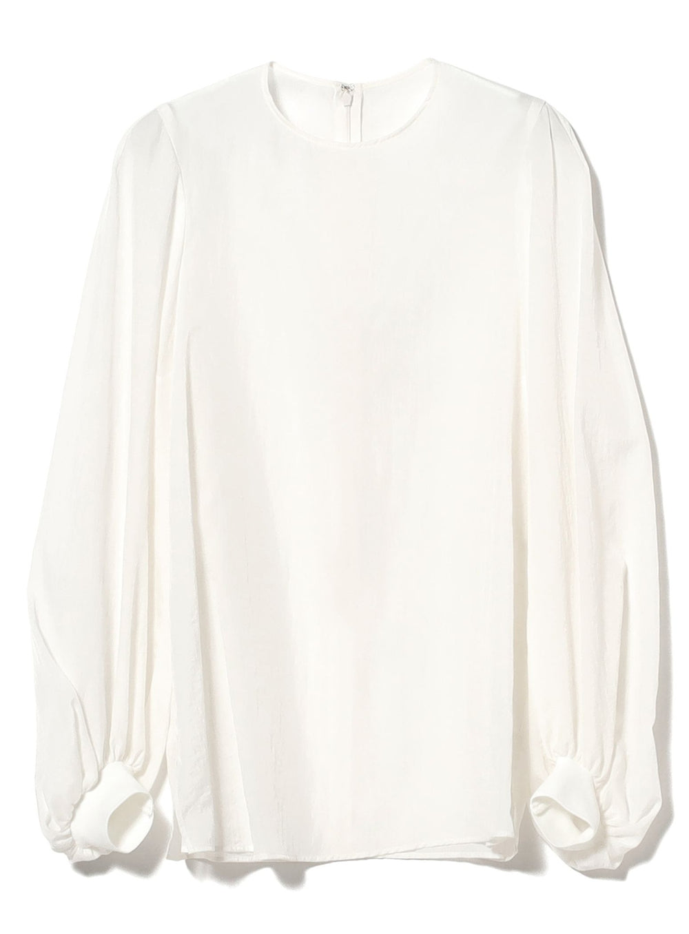 AK+1 / Crew Neck Ribbed Blouse