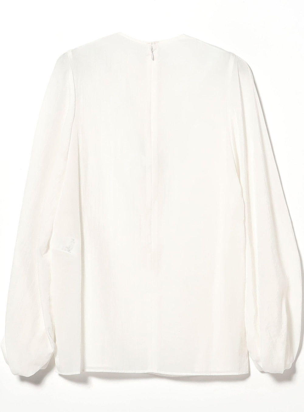 AK+1 / Crew Neck Ribbed Blouse