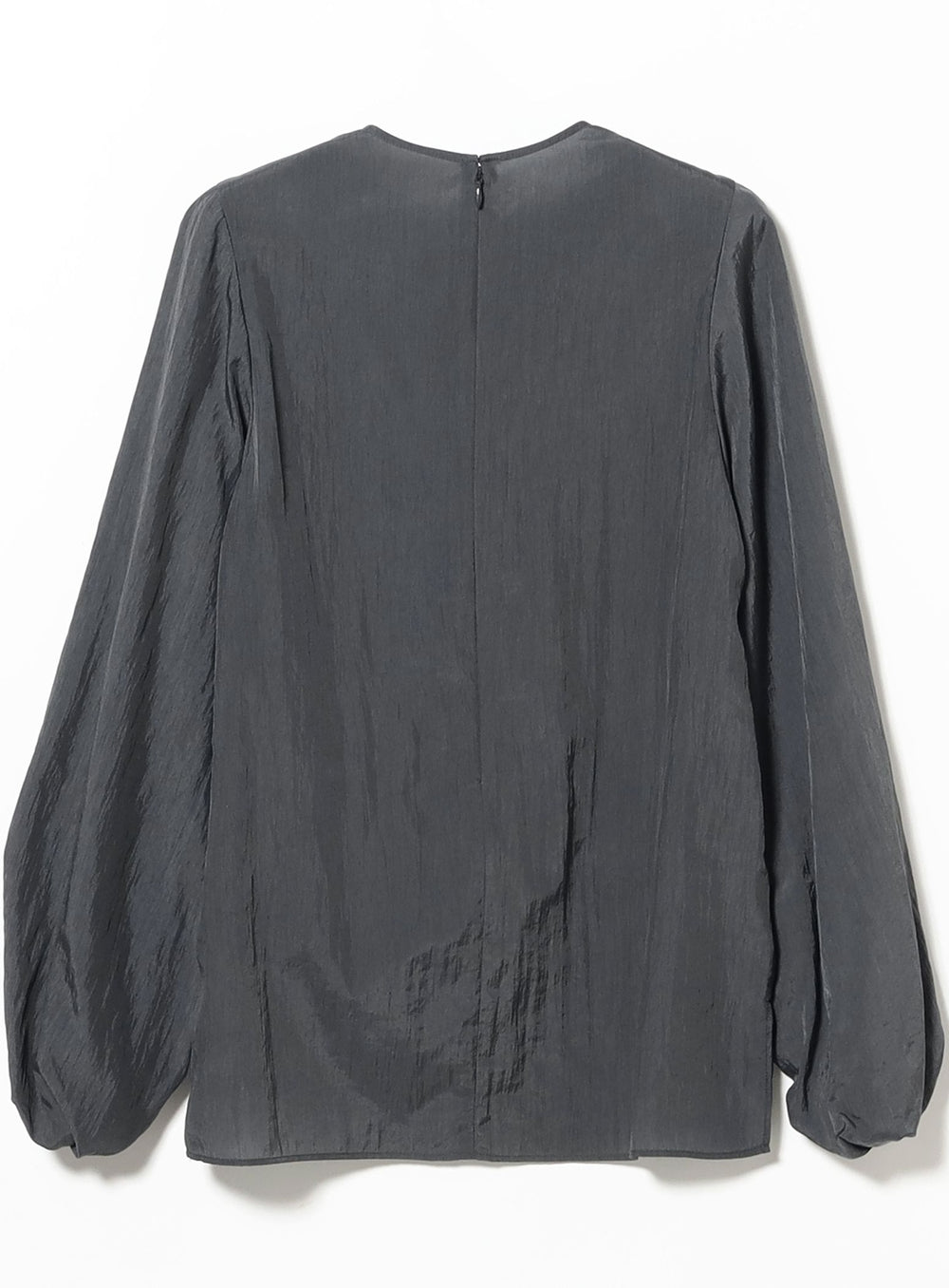 AK+1 / Crew Neck Ribbed Blouse