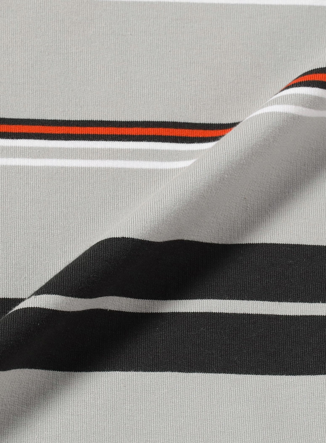 Multi-Stripe Crew Neck Wide Fit Sweatshirt