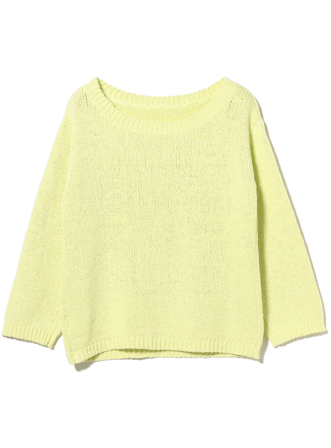 Cotton Low-Gauge Long Sleeve Pullover