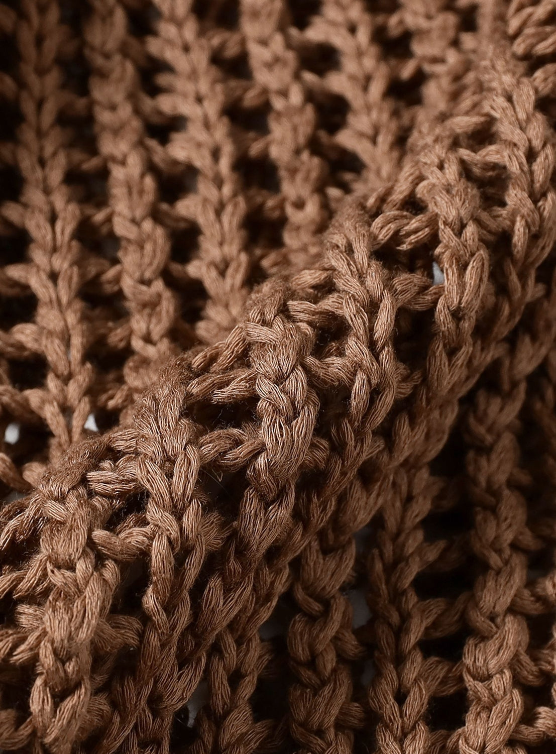 3-Gauge Cotton Mesh Cardigan