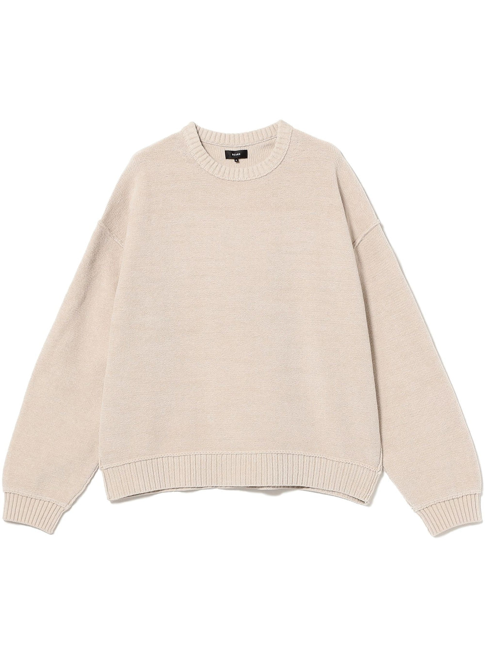7-Gauge Faded Crew Neck Knit