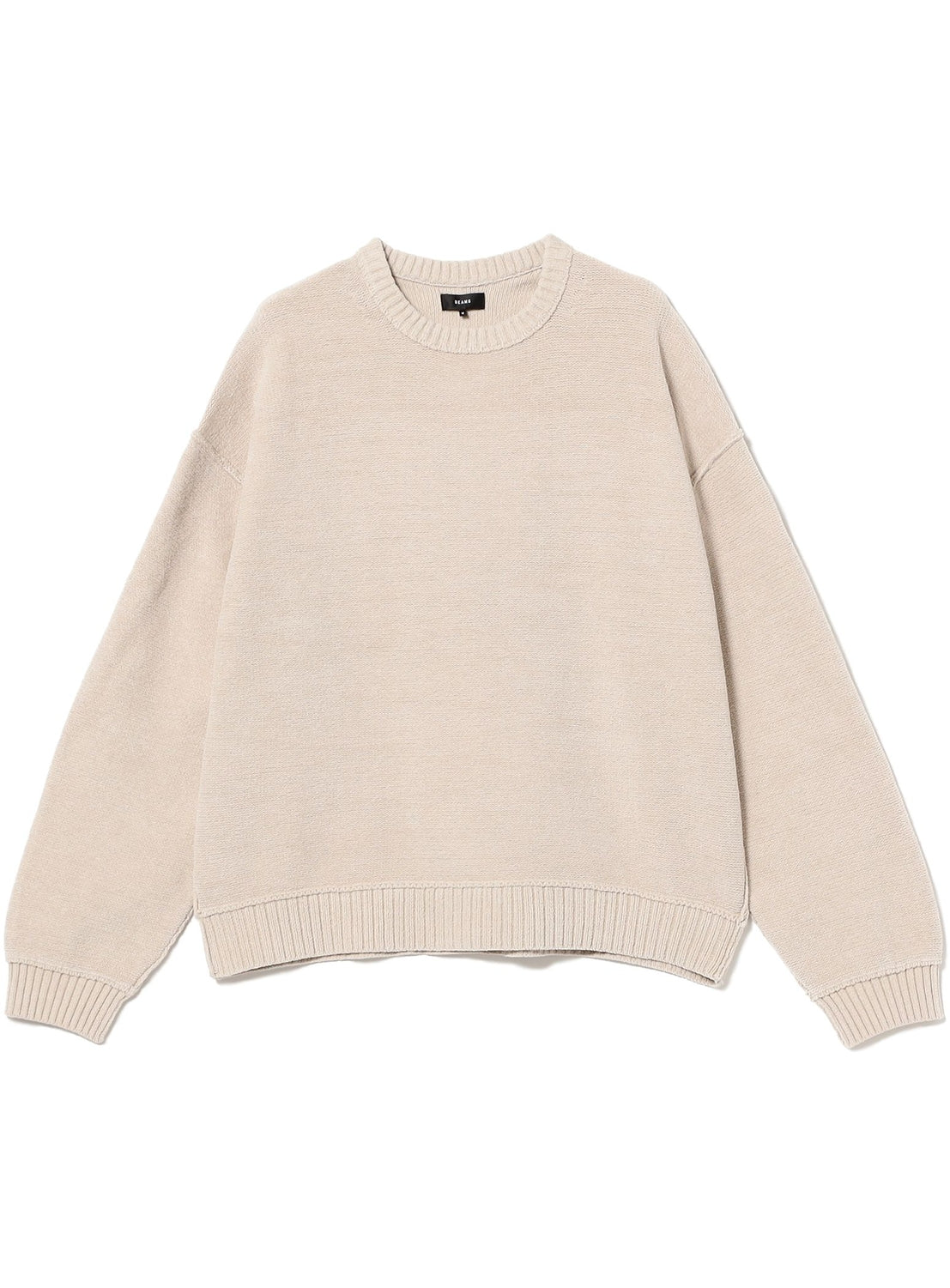7-Gauge Faded Crew Neck Knit