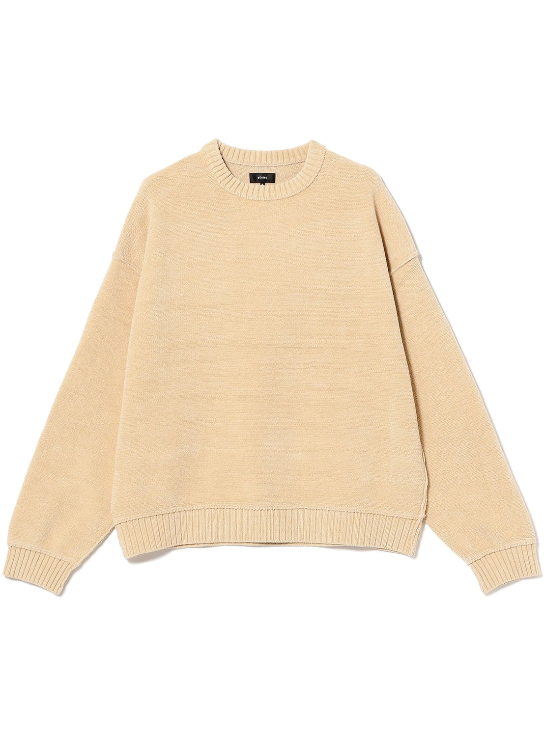 7-Gauge Faded Crew Neck Knit
