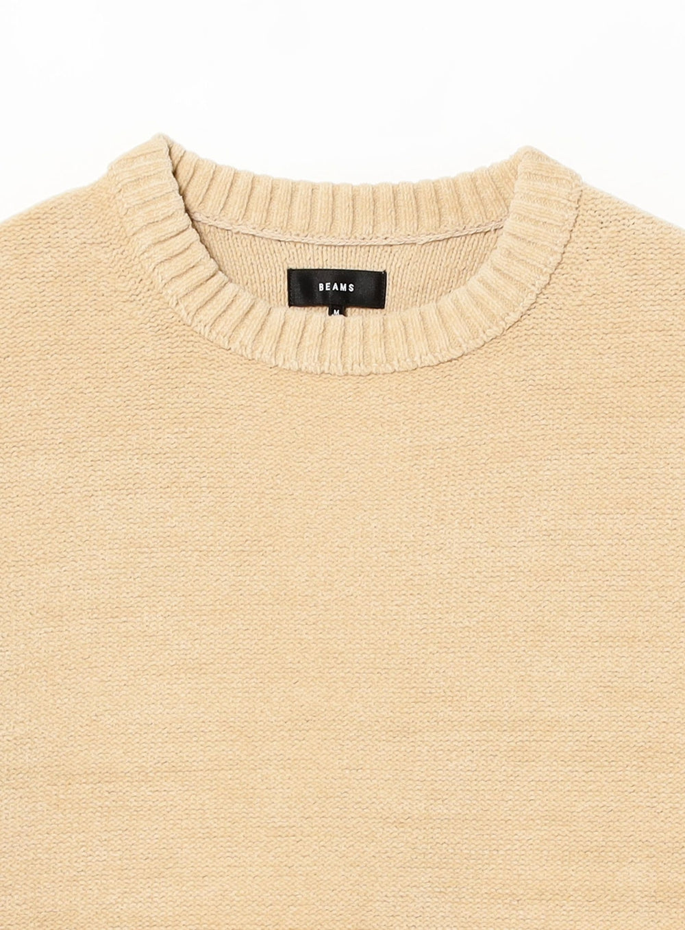7-Gauge Faded Crew Neck Knit