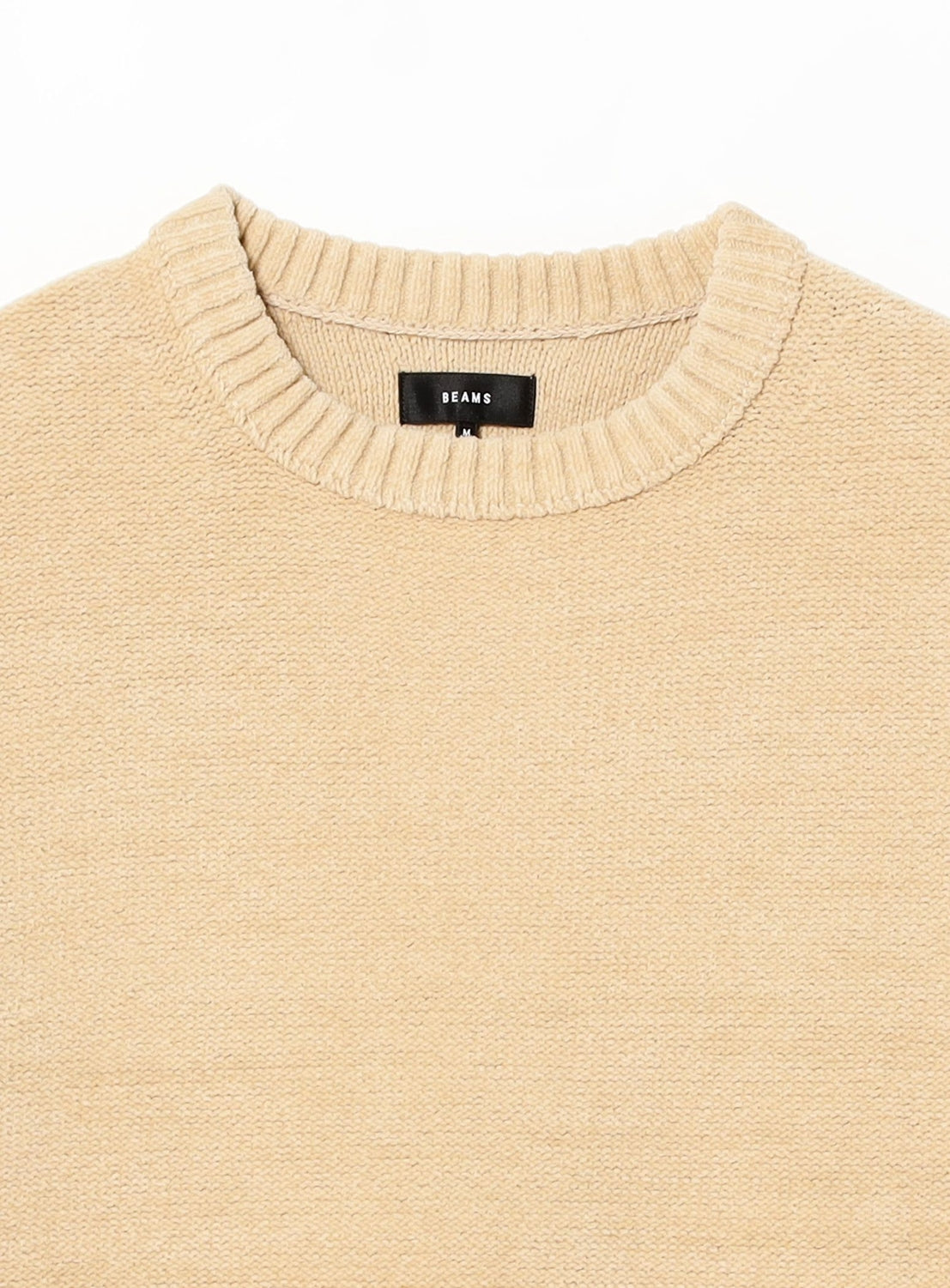 7-Gauge Faded Crew Neck Knit