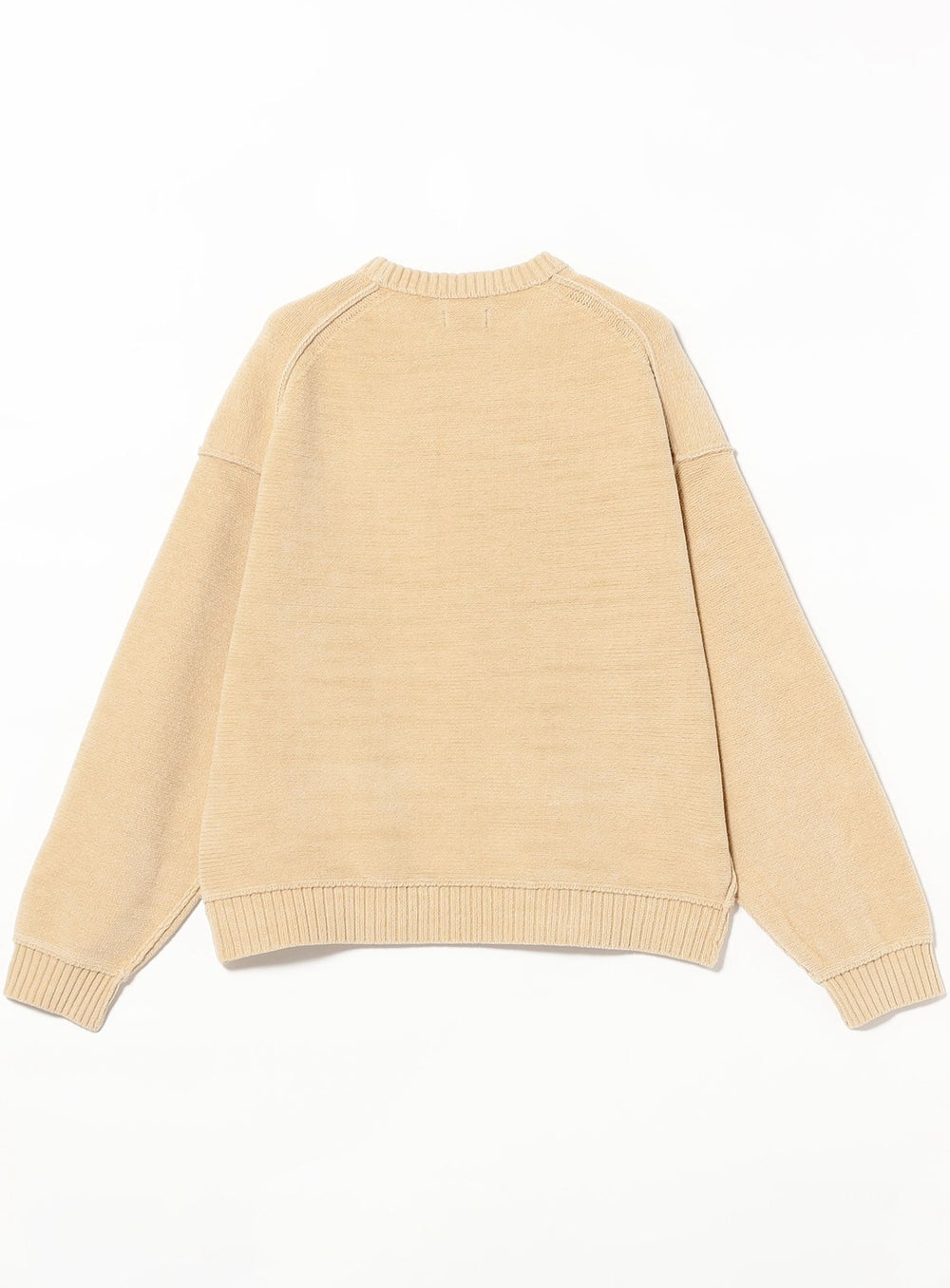 7-Gauge Faded Crew Neck Knit
