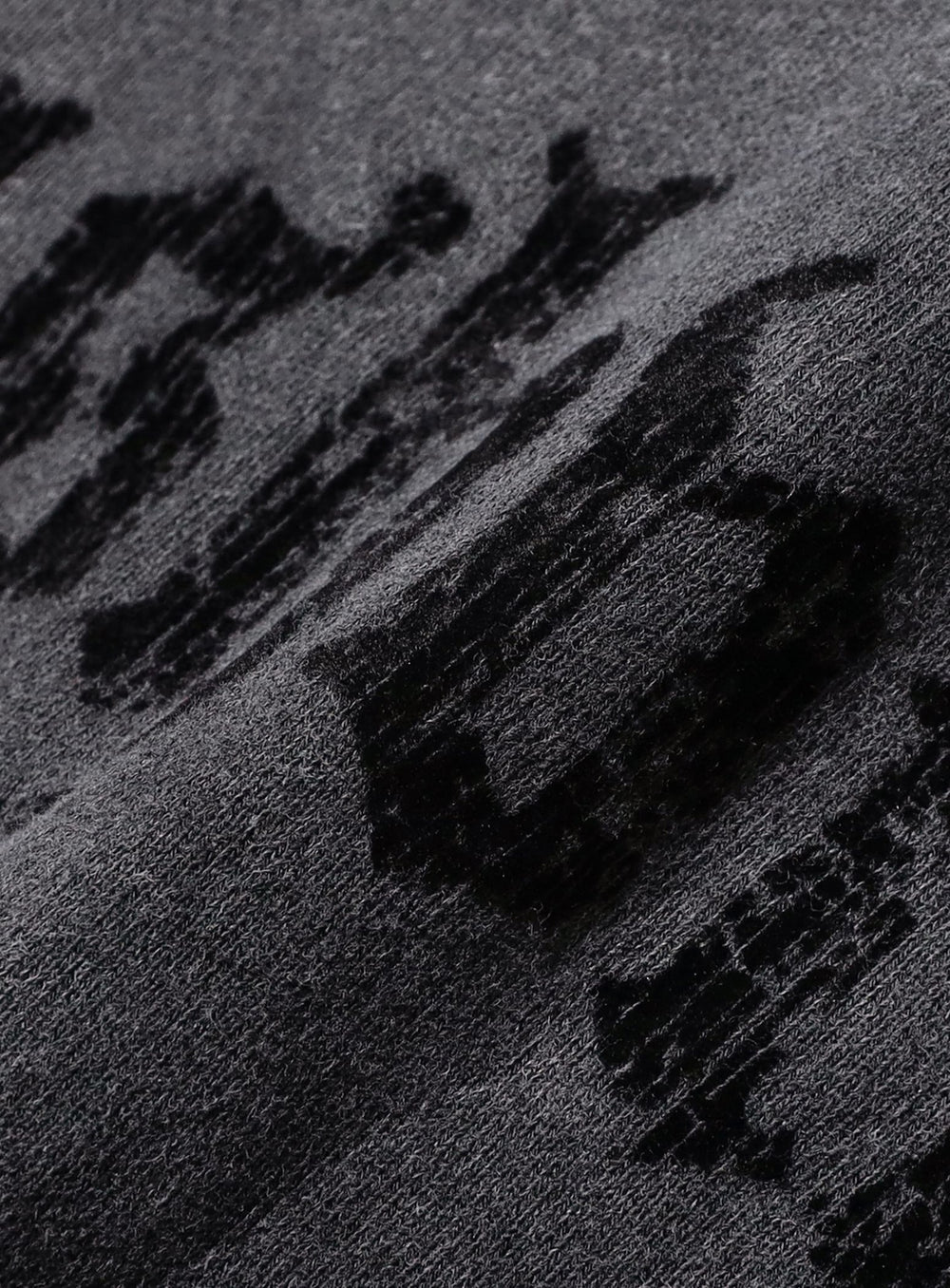 Fade Print Raglan Crew Neck