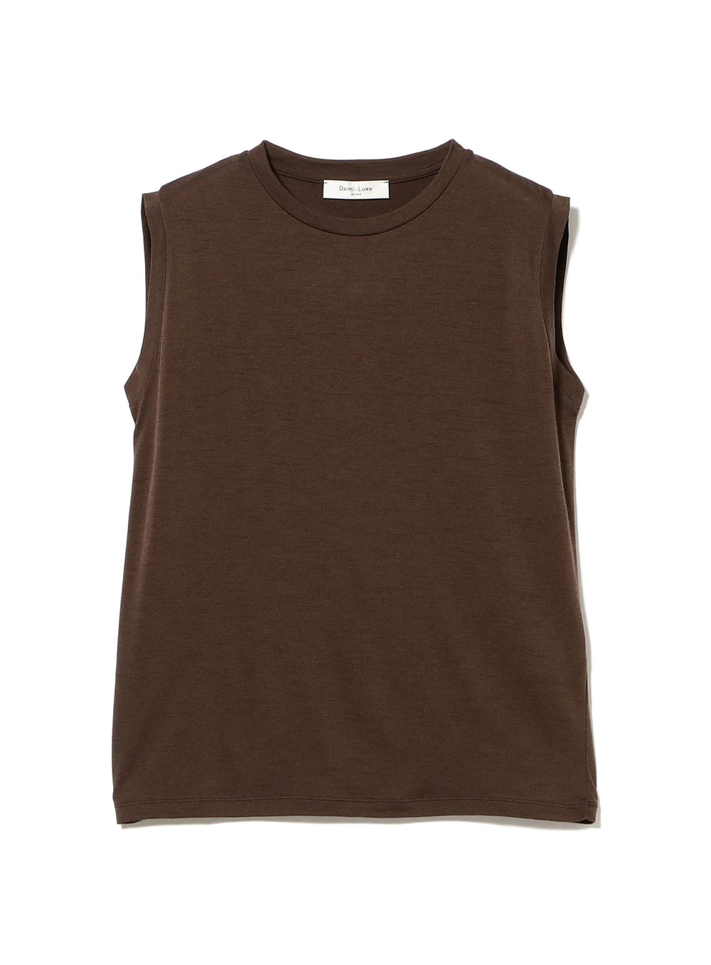 Washable Wool Sleeveless T-shirt