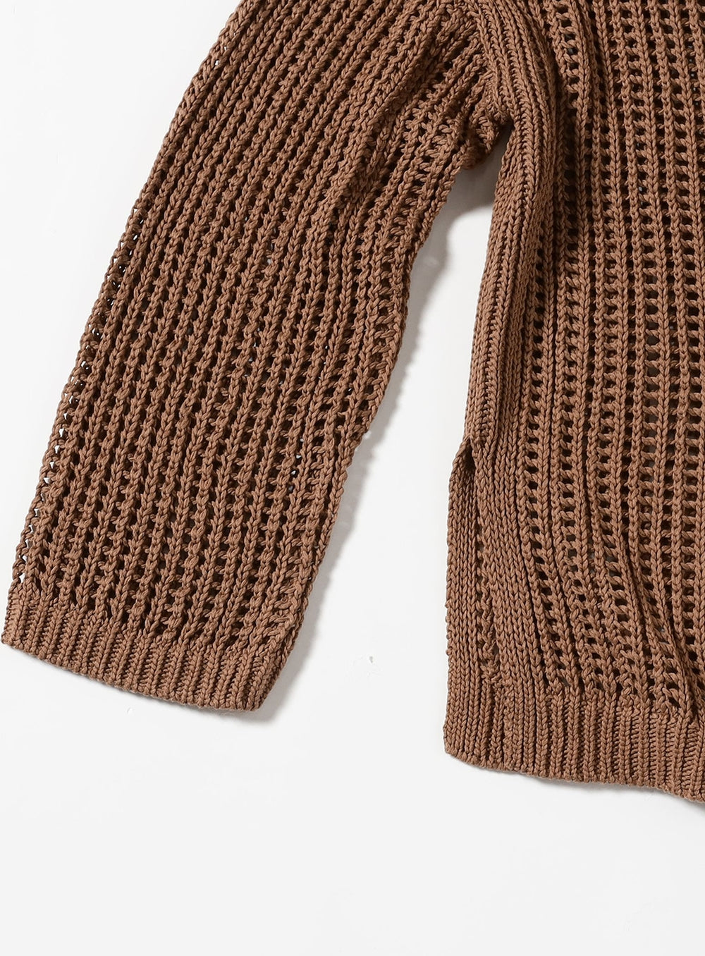 3-Gauge Cotton Mesh Pullover