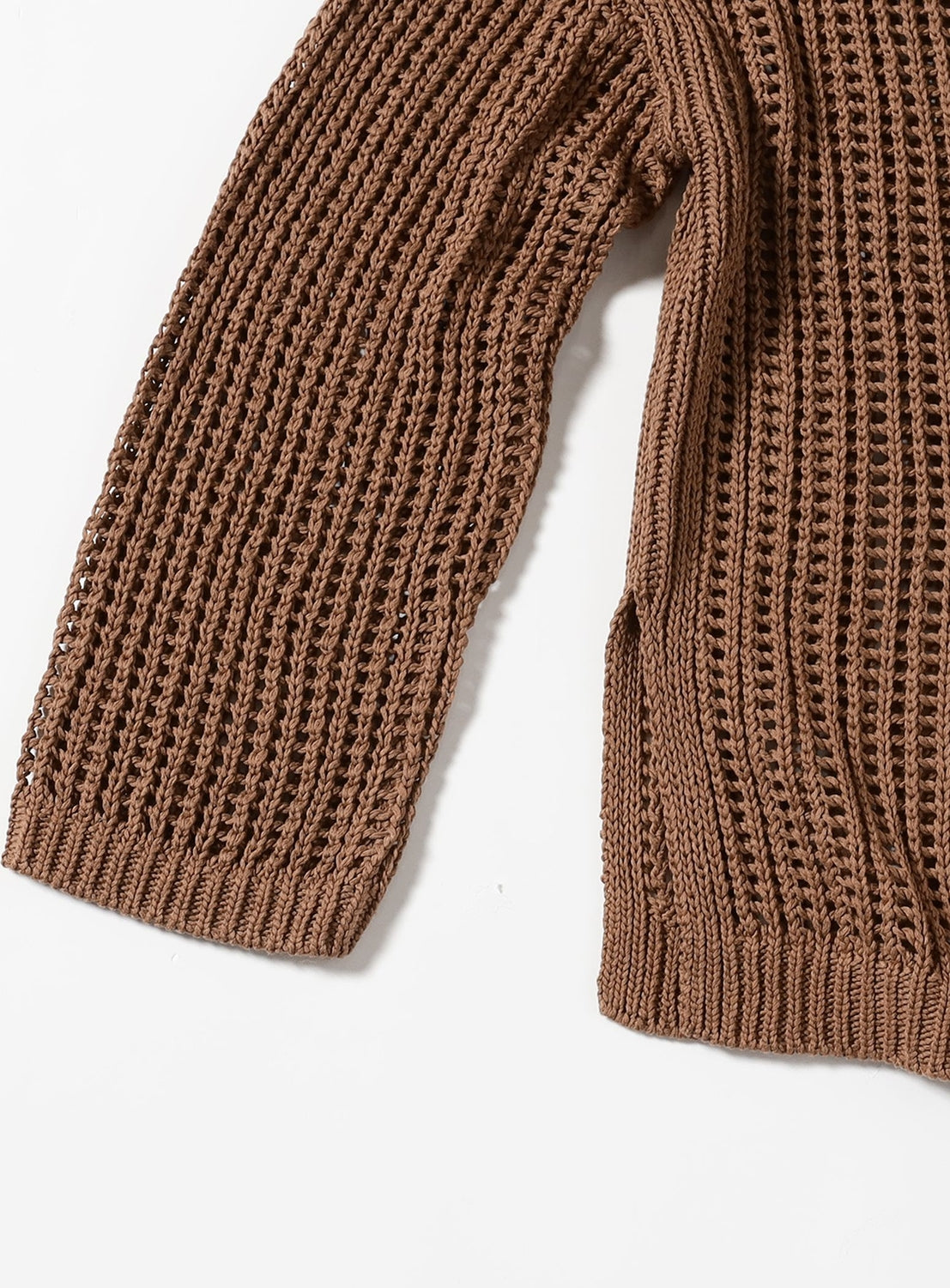 3-Gauge Cotton Mesh Pullover
